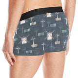 windmill tree pattern Men's All Over Print Boxer Briefs Men's Underwear
