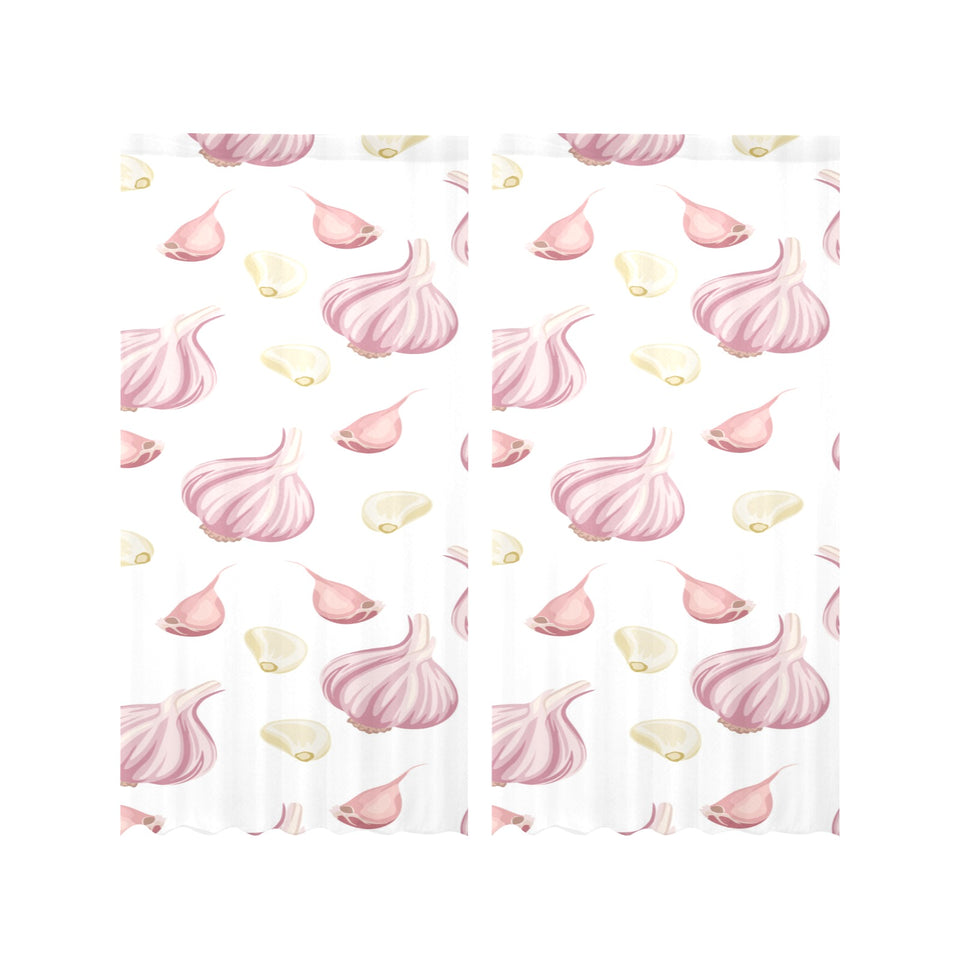 Garlic pattern Gauze Curtain