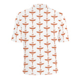 Sausage Pattern Print Design 05 Men's All Over Print Polo Shirt