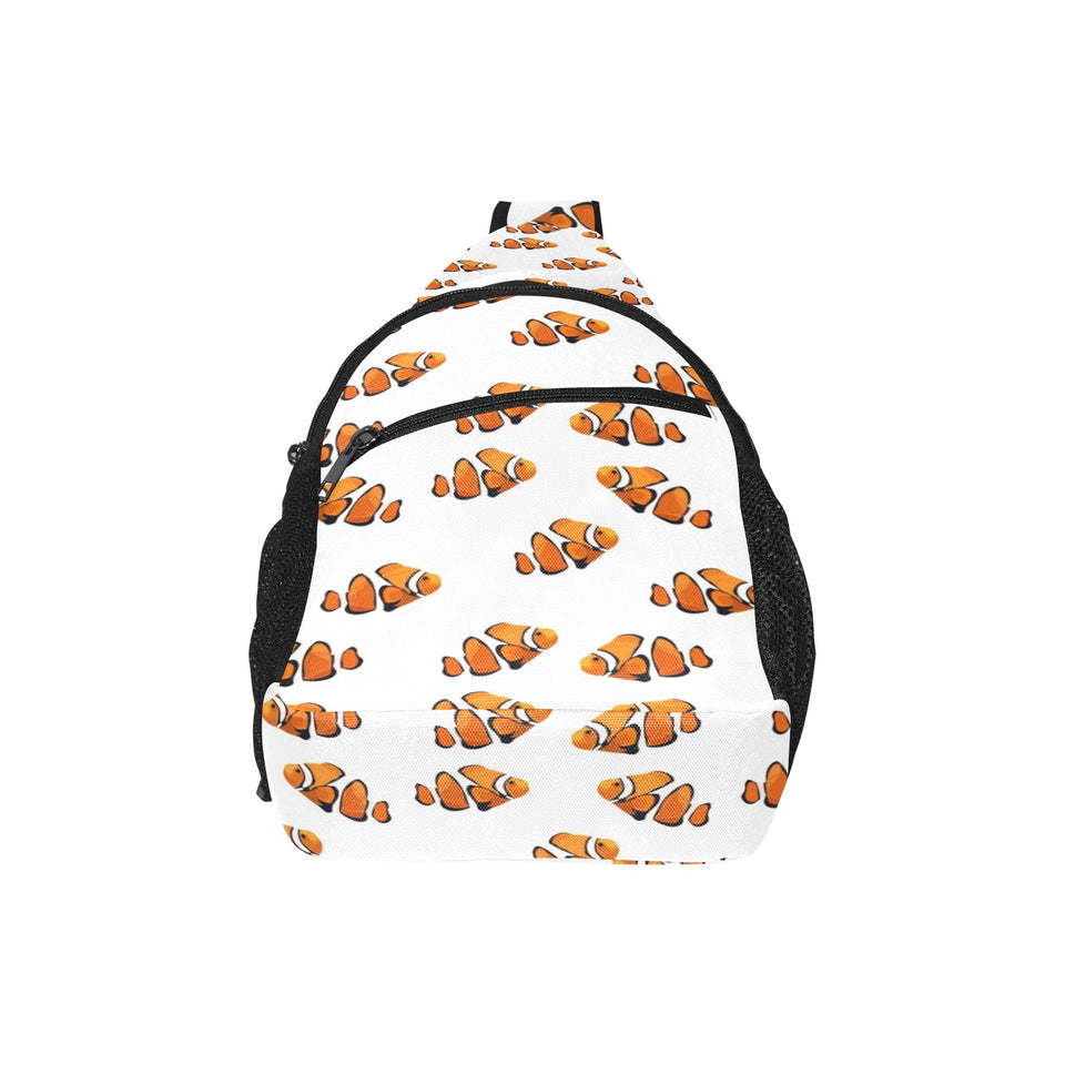 Clown Fish Pattern Print Design 03 All Over Print Chest Bag