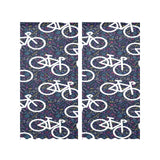 Bicycle Pattern Print Design 03 Gauze Curtain