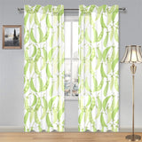 Green Peas Pattern Print Design 03 Gauze Curtain