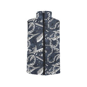 Piano Pattern Print Design 02 Men's Padded Vest