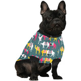 Camel pattern All Over Print Pet Dog Round Neck Fuzzy Shirt