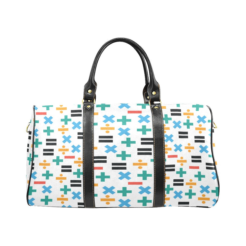 Math Pattern Print Design 05 Travel Bag