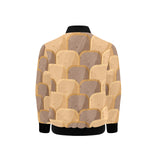 Bread Toast Pattern Print Design 04 Kids' Boys' Girls' Bomber Jacket