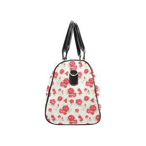 Rose Pattern Print Design 01 Travel Bag