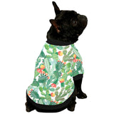 Cactus design pattern copy All Over Print Pet Dog Round Neck Fuzzy Shirt