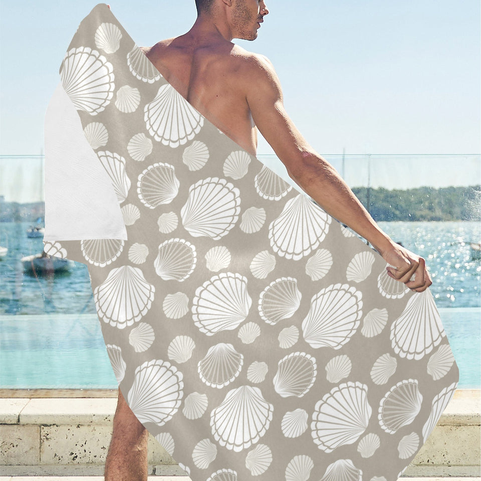 Scallop shell pattern Beach Towel
