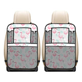 Cute flamingo pattern Car Seat Back Organizer