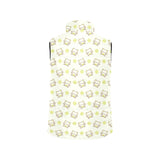 Cute cartoon frog baby pattern Women's Padded Vest