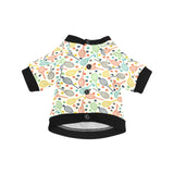 Tennis Pattern Print Design 03 All Over Print Pet Dog Round Neck Fuzzy Shirt