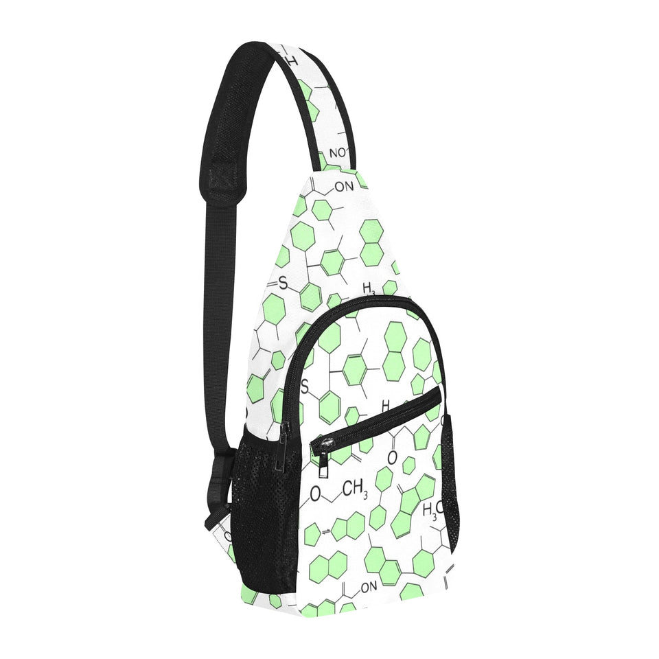 Chemistry Periodic Table Pattern Print Design 03 All Over Print Chest Bag