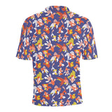 Goldfish Pattern Print Design 04 Men's All Over Print Polo Shirt