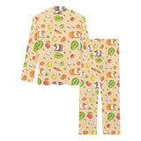 Guinea Pig Pattern Print Design 05 Women's Long Pajama Set
