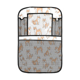 shiba inu dog pattern Car Seat Back Organizer