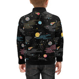 space pattern Kids' Boys' Girls' Bomber Jacket