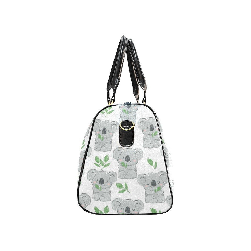 Hand drawn Koala leaves pattern Travel Bag