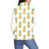 Pineapples pattern Women's Padded Vest