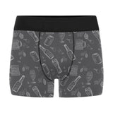 Beer hand drawn pattern Men's All Over Print Boxer Briefs Men's Underwear