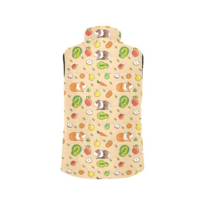Guinea Pig Pattern Print Design 05 Women's Padded Vest