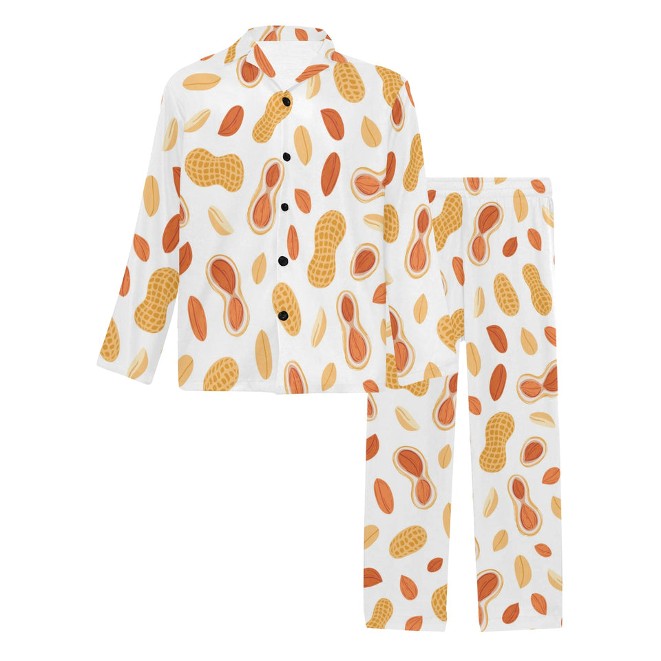 peanuts pattern Men's Long Pajama Set