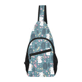 Cute rabbit pattern All Over Print Chest Bag