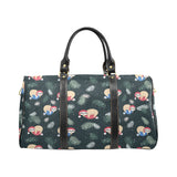 Cute sloths sleeping christmas ball santa hat patt Travel Bag