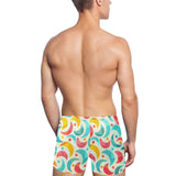 Colorful moon pattern Men's Swimming Trunks