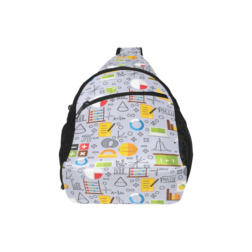 Math Pattern Print Design 04 All Over Print Chest Bag