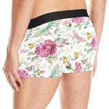Hand drawn butterfly rose Men's All Over Print Boxer Briefs Men's Underwear