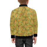Corn Pattern Print Design 01 Kids' Boys' Girls' Bomber Jacket