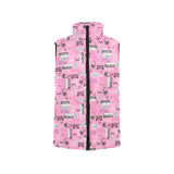 Piano Pattern Print Design 01 Men's Padded Vest