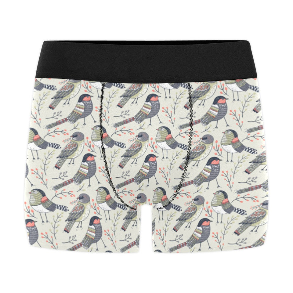 Pigeon Pattern Print Design 04 Men's All Over Print Boxer Briefs Men's Underwear