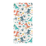 Cute Crocodile Pattern Beach Towel