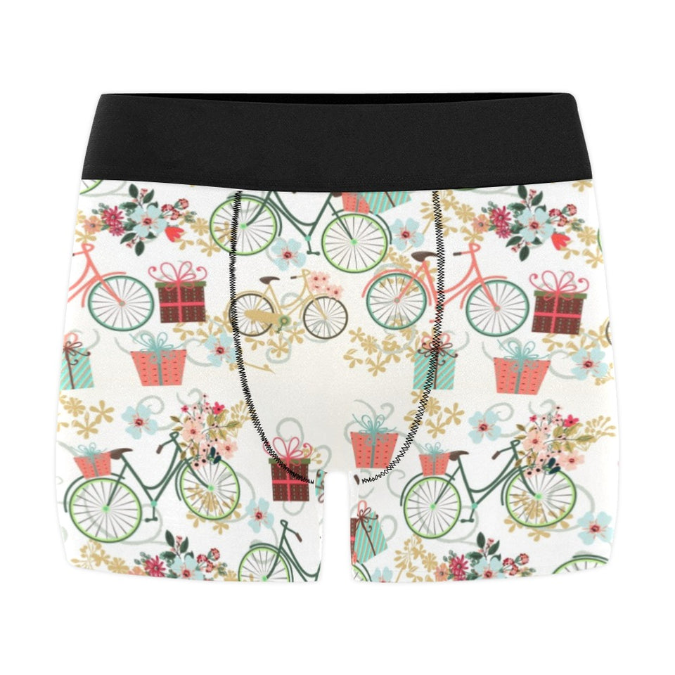 Bicycle Pattern Print Design 05 Men's All Over Print Boxer Briefs Men's Underwear