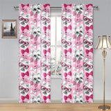 Yorkshire Terrier Pattern Print Design 03 Gauze Curtain