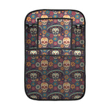 Sugar skulls flower maxican pattern Car Seat Back Organizer