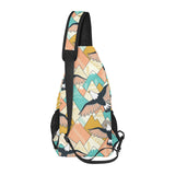 Eagle Pattern Print Design 02 All Over Print Chest Bag