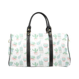 Pastel color cactus pattern Travel Bag