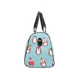 Cute penguin christmas design pattern Travel Bag
