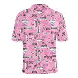 Piano Pattern Print Design 01 Men's All Over Print Polo Shirt