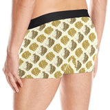 Lion Pattern Print Design 02 Men's All Over Print Boxer Briefs Men's Underwear