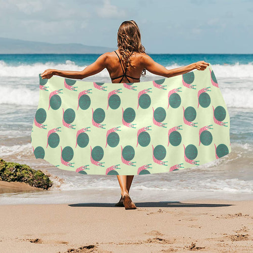 Snail Pattern Print Design 04 Beach Towel