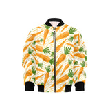 Carrot Pattern Print Design 01 Kids' Boys' Girls' Bomber Jacket