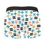 Math Pattern Print Design 05 Men's All Over Print Boxer Briefs Men's Underwear