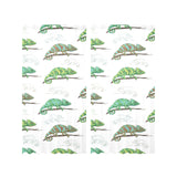 Chameleon lizard pattern Gauze Curtain