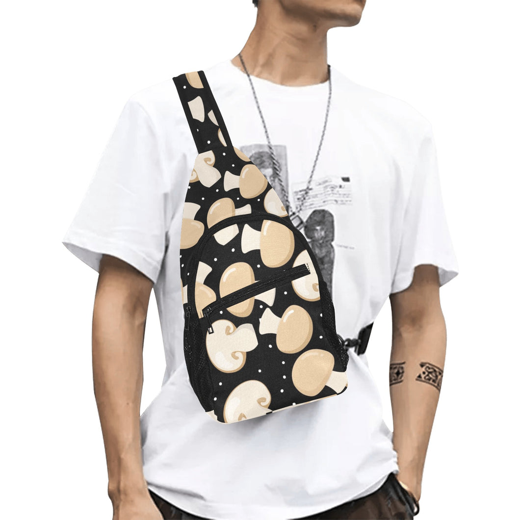 Champignon mushroom pattern All Over Print Chest Bag