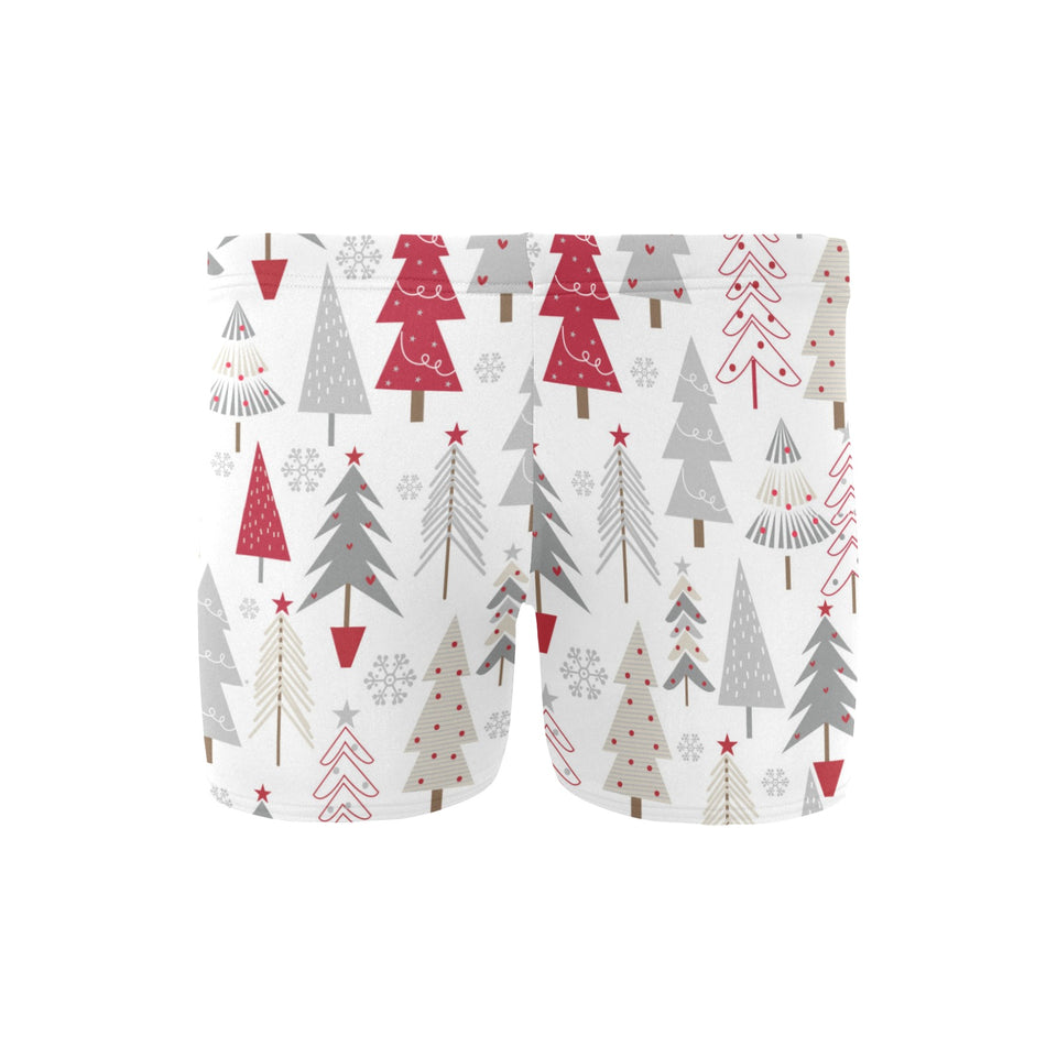 Cute Christmas tree pattern Men's Swimming Trunks