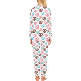 Pretzels Pattern Print Design 04 Women's All Over Print Pajama Set